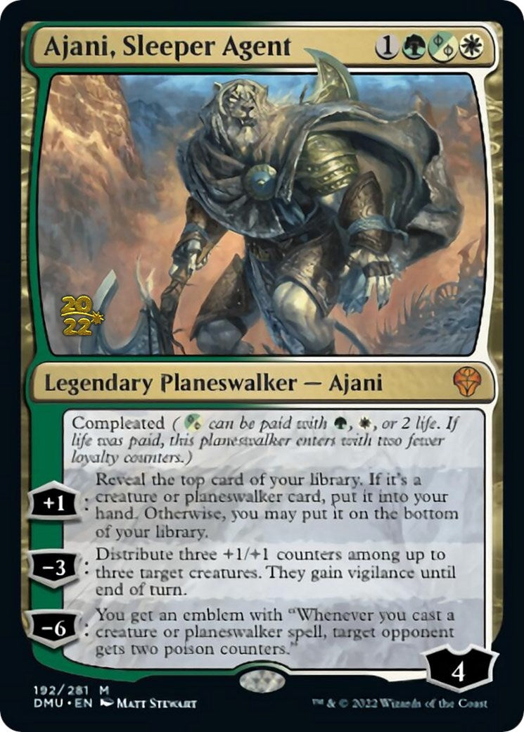 Ajani, Sleeper Agent (PRE-192) - Dominaria United Promos Foil