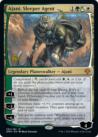 Ajani, Sleeper Agent (PRE-192) - Dominaria United Promos Foil