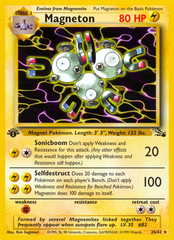 Magneton (26) 26/62 - Fossil 1st Edition