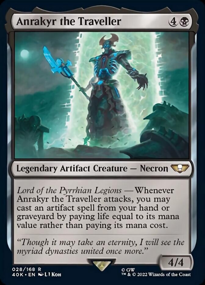 Anrakyr the Traveller (Surge Foil) (40K-028) - Warhammer 40,000 Commander Foil