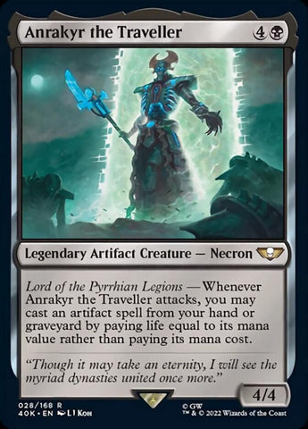 Anrakyr the Traveller (Surge Foil) (40K-028) - Warhammer 40,000 Commander Foil