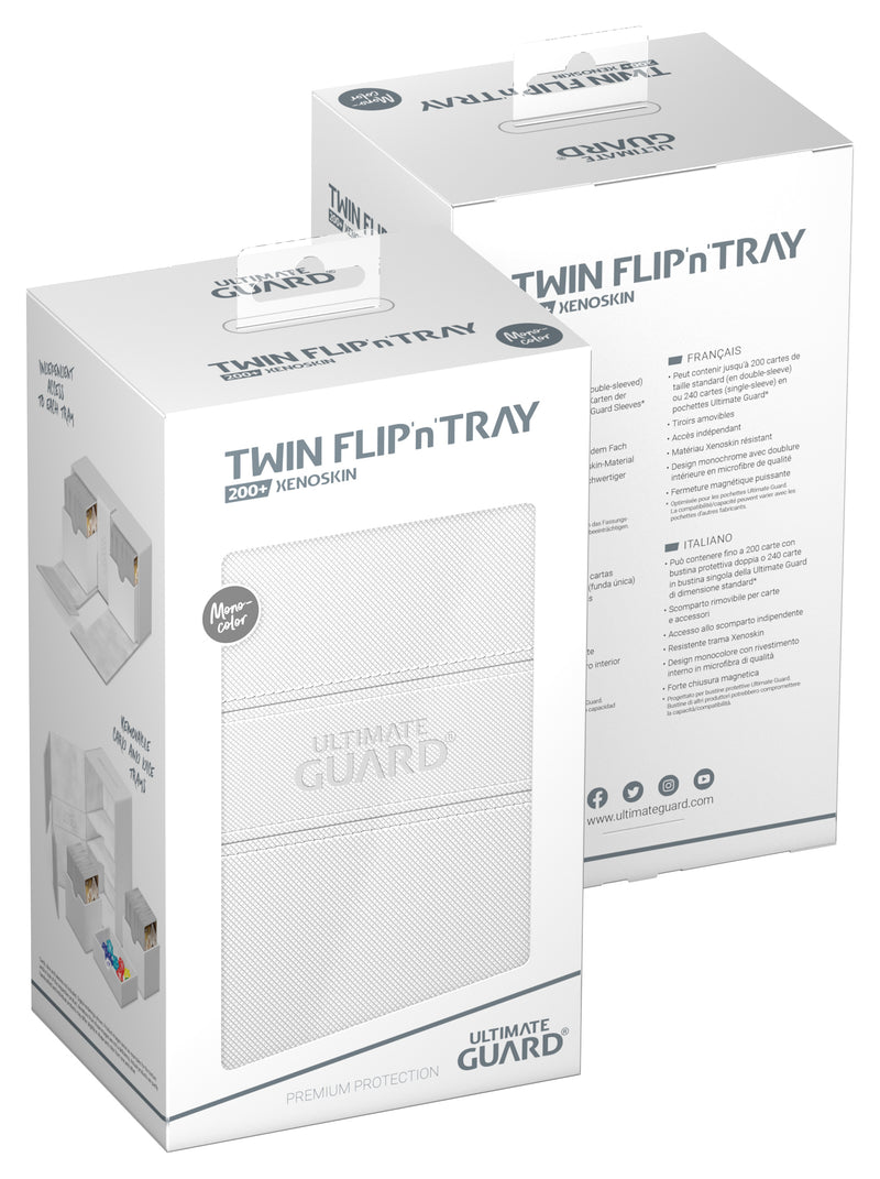 Twin Flip'n'Tray 200+ White Monocolor