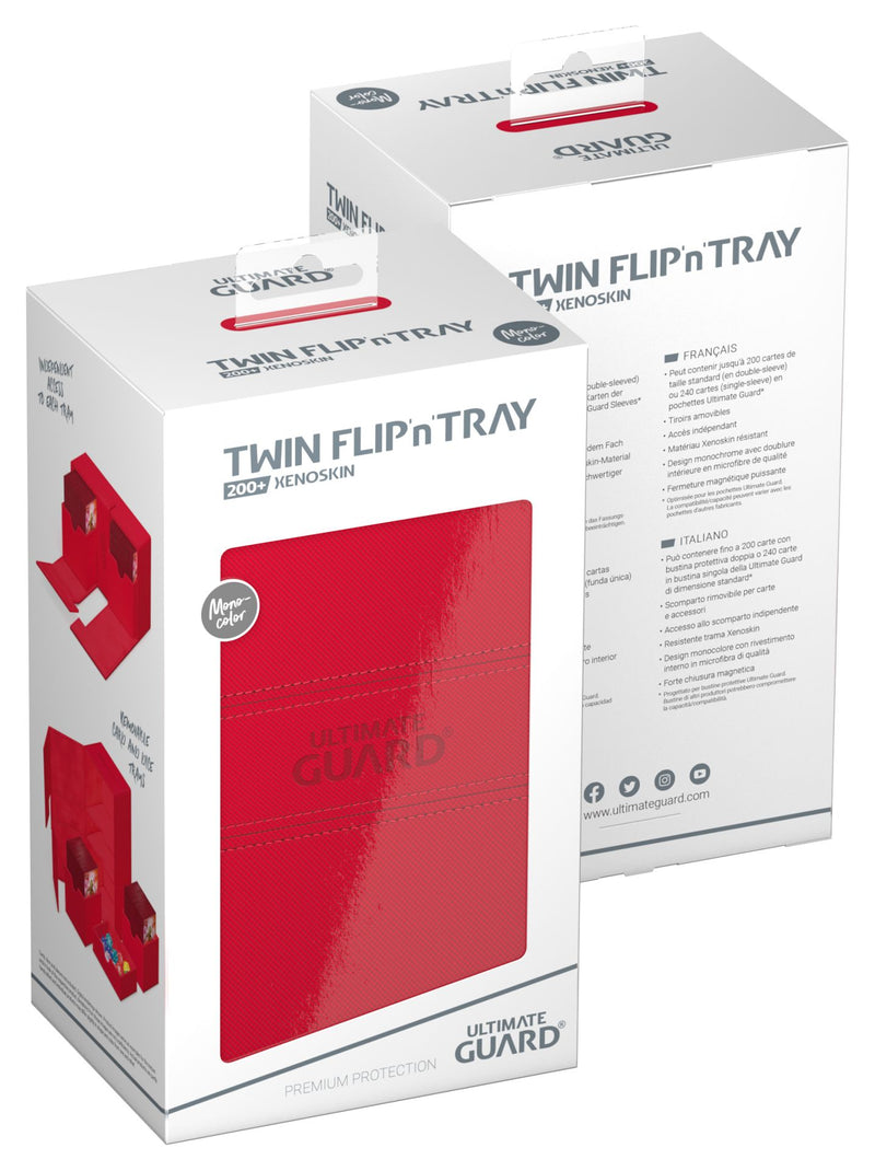 Twin Flip'n'Tray 200+ Red Monocolor
