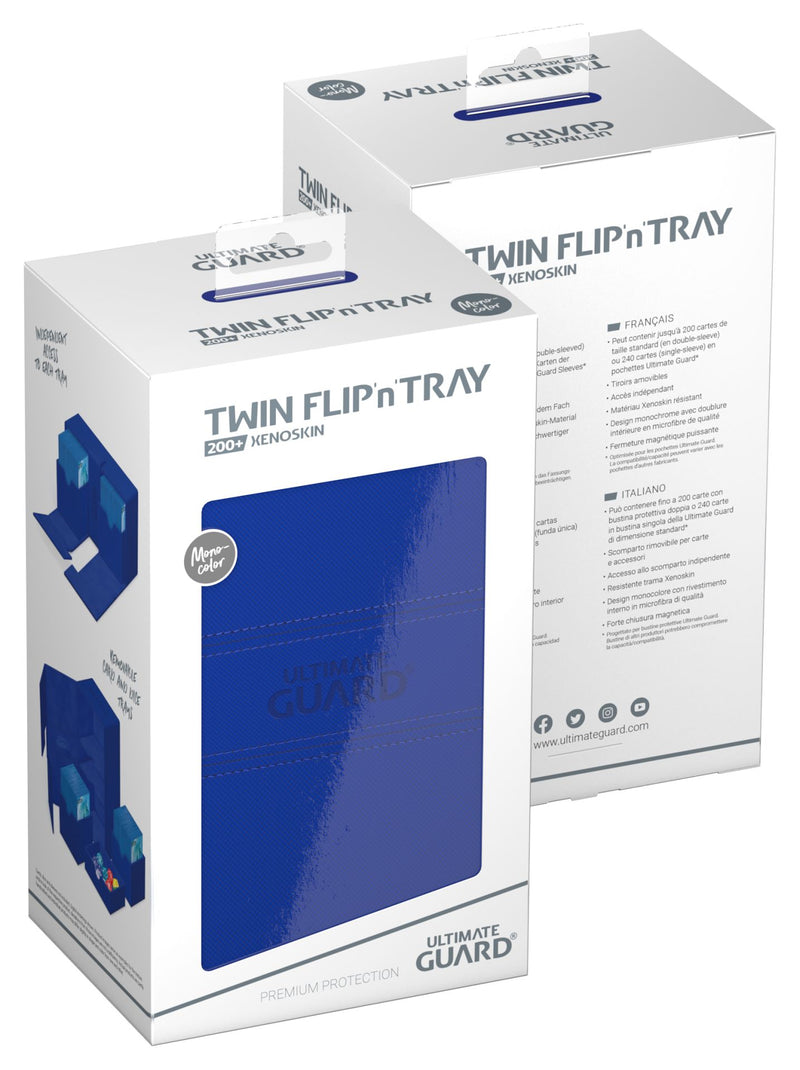 Twin Flip'n'Tray 200+ Blue Monocolor