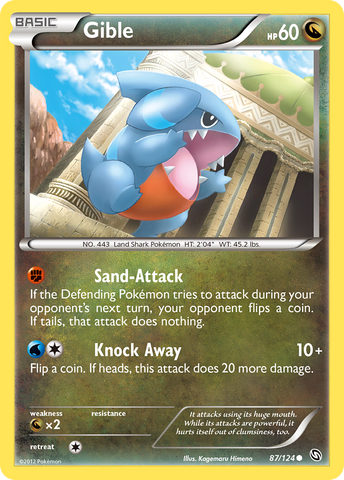 Gible (87) 87/124 - Dragons Exalted