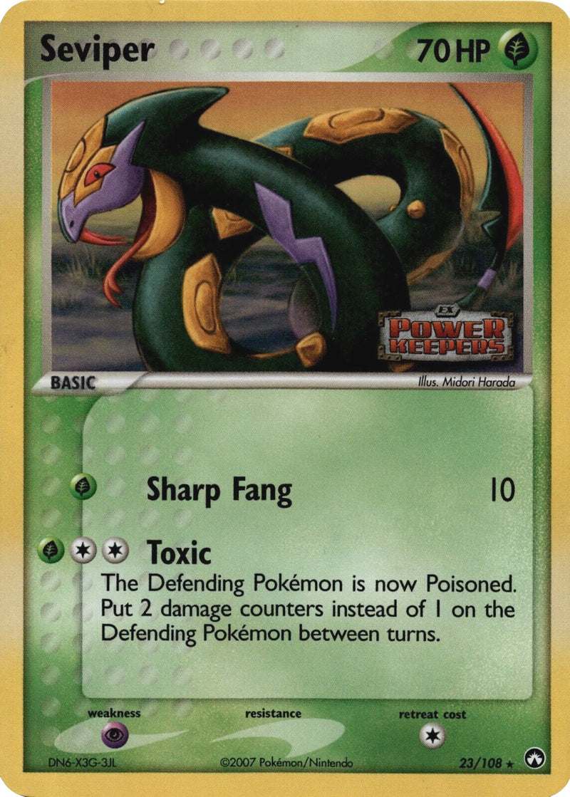 Seviper/108 - Power Keepers Reverse Holofoil