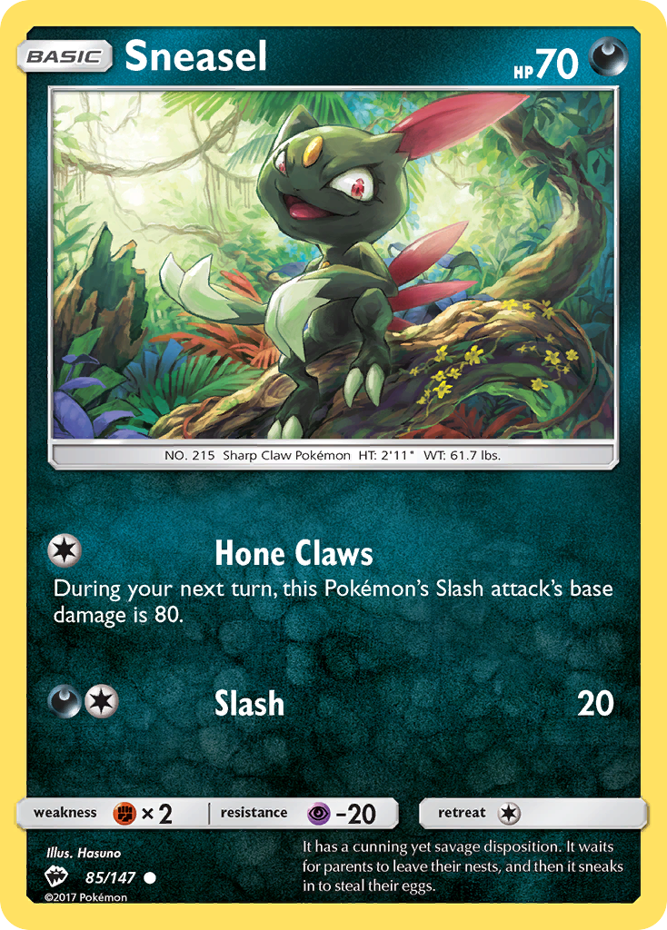 Sneasel 85/147 - SM  Burning Shadows
