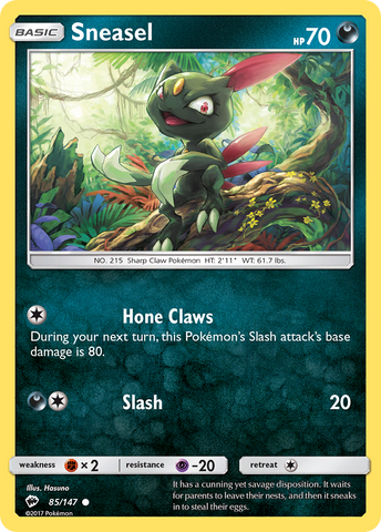 Sneasel 85/147 - SM  Burning Shadows