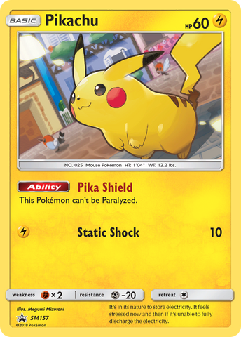 Pikachu - SM157 SM157/248 - SM Promos Holofoil