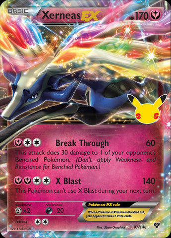 Xerneas EX 97/25 - Celebrations Classic Collection Holofoil