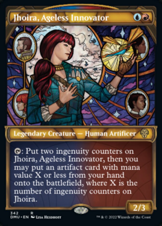Jhoira, Ageless Innovator (Textured Foil) (DMU-342) - Dominaria United: (Showcase) Foil