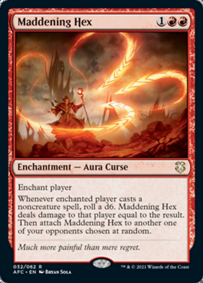 Maddening Hex (AFC-032) - Forgotten Realms Commander