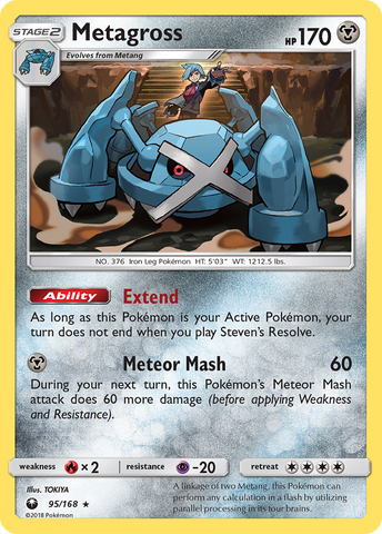 Metagross 95/168 - SM  Celestial Storm Holofoil