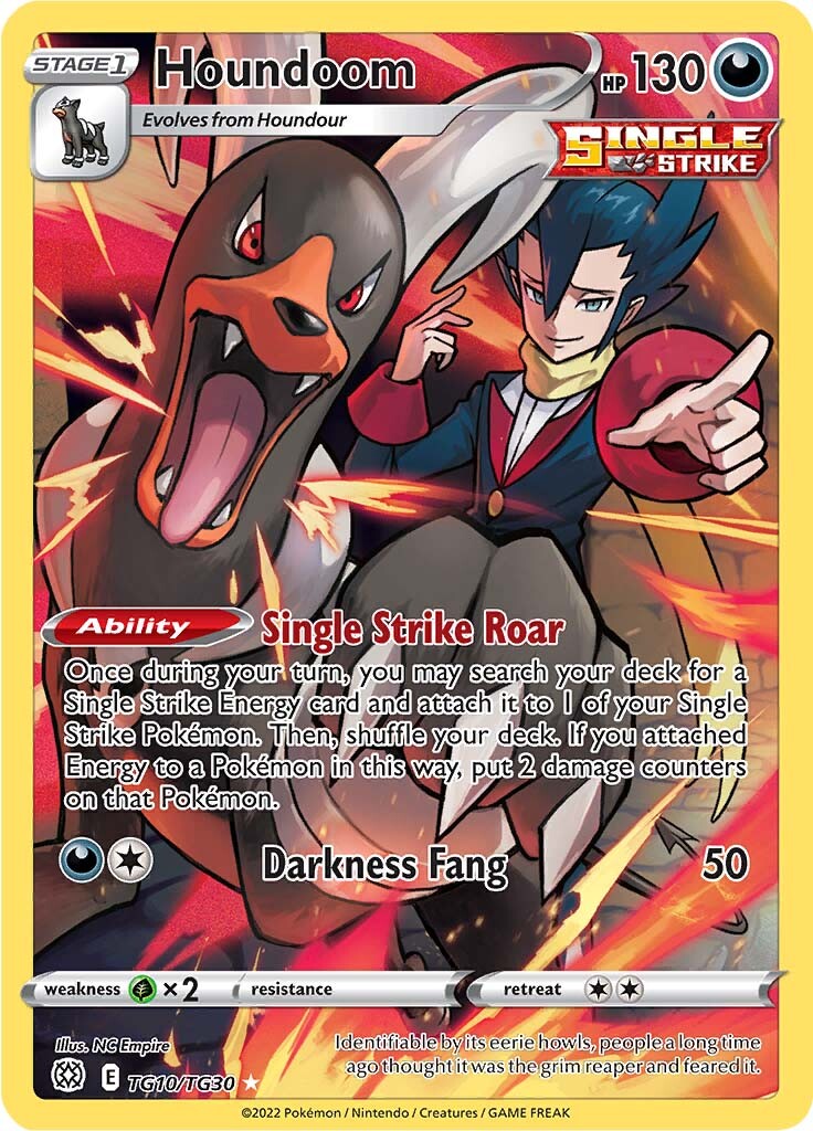 Houndoom TG10/30 - SWSH09 Brilliant Stars Trainer Gallery Holofoil