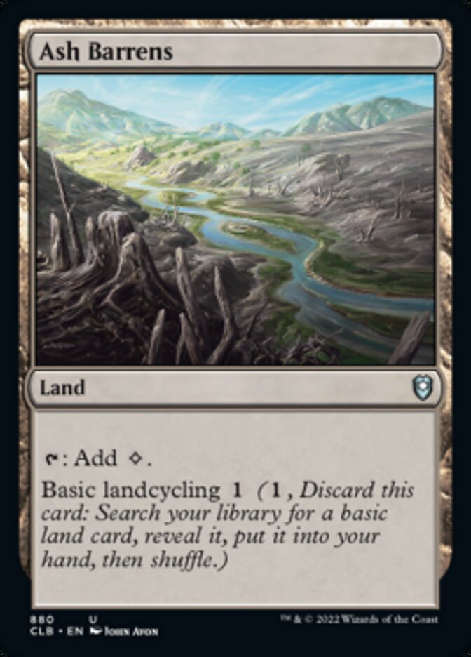 Ash Barrens (CLB-880) - Commander Legends: Battle for Baldur's Gate