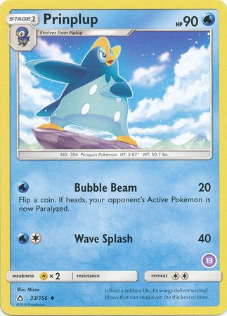 Prinplup (13) - SM Trainer Kit Alolan Sandslash & Alolan Ninetales