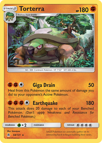 Torterra 58/131 - SM  Forbidden Light