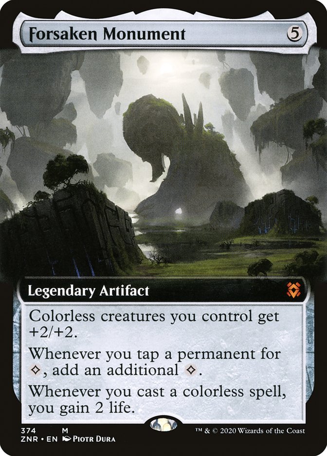 Forsaken Monument (Extended Art) (ZNR-374) - Zendikar Rising: (Extended Art)