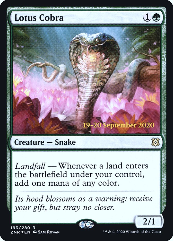 Lotus Cobra (PRE-193) - Zendikar Rising Promos Foil