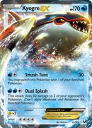 Kyogre EX/108 - Dark Explorers Holofoil