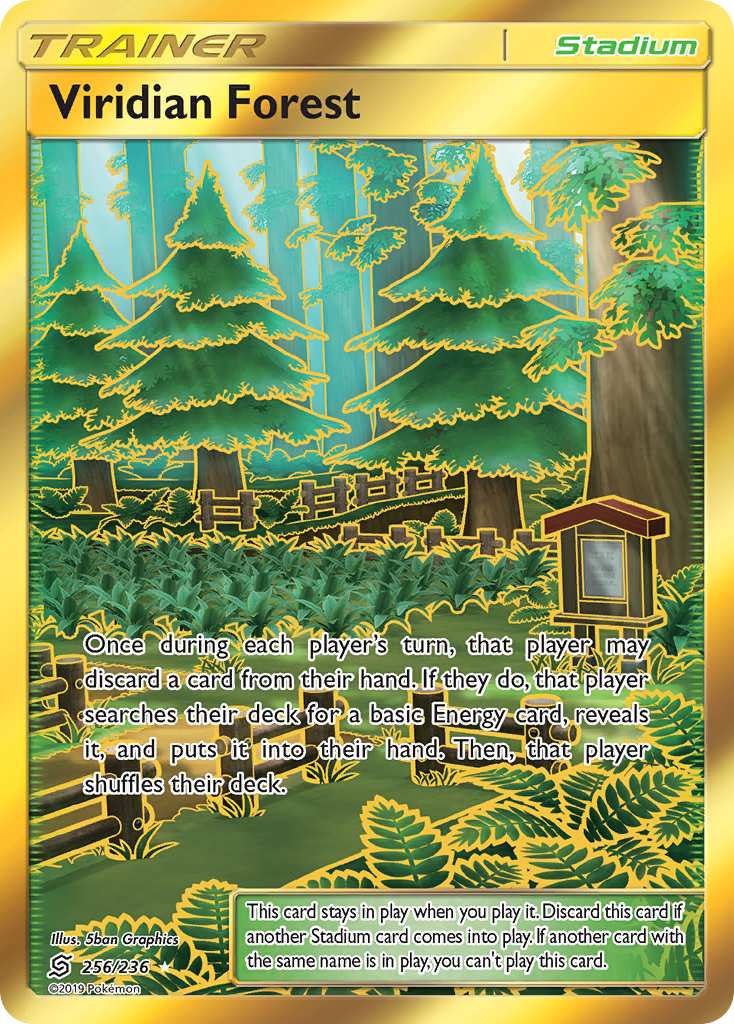 Viridian Forest (Secret)/236 - SM  Unified Minds Holofoil