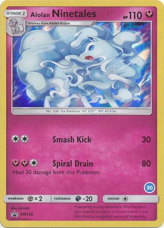 Alolan Ninetales (30) - SM Trainer Kit Alolan Sandslash & Alolan Ninetales Holofoil