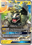 Alolan Golem GX 34/111 - SM  Crimson Invasion Holofoil