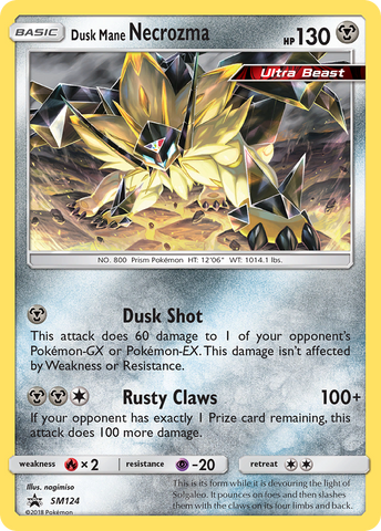 Dusk Mane Necrozma - SM124/248 - SM Promos Holofoil