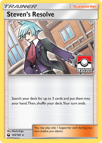 Steven's Resolve/168 - SM  Celestial Storm Holofoil