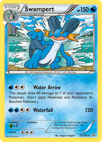 Swampert 35/160 - XY  Primal Clash