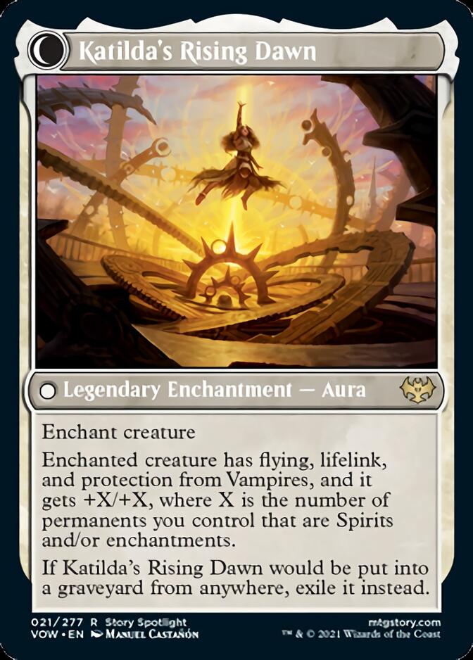 Katilda, Dawnhart Martyr (VOW-021) - Innistrad: Crimson Vow: (Double Faced Transform)