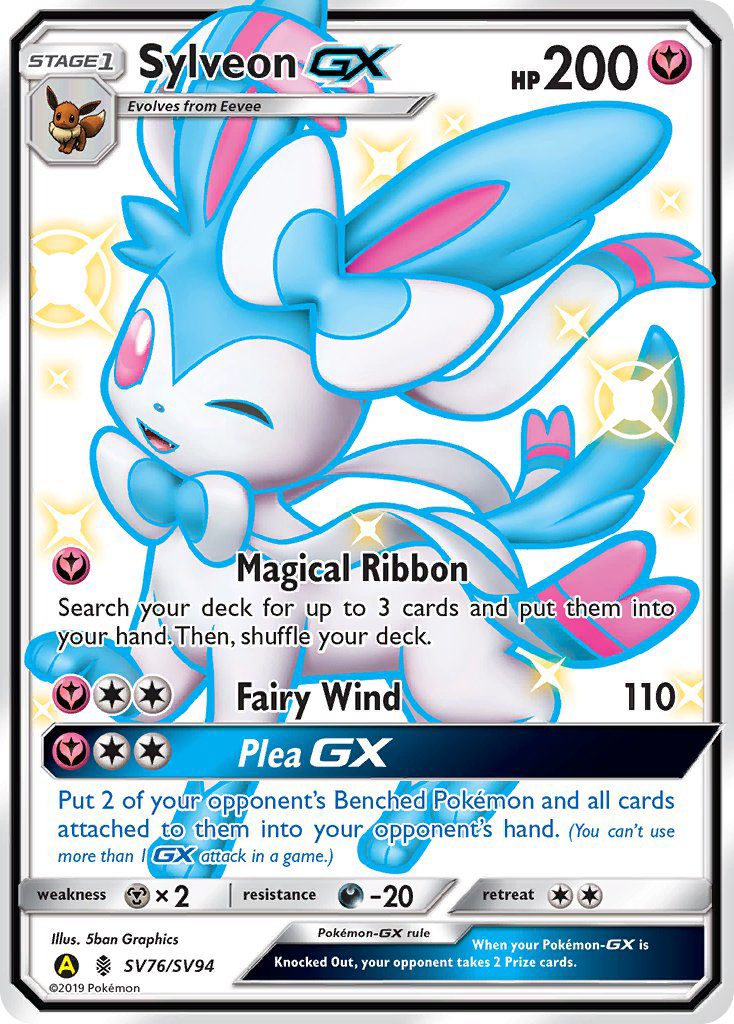 Sylveon GX/94 - Hidden Fates Shiny Vault Holofoil