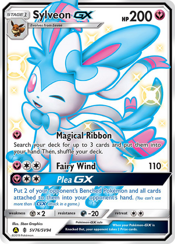 Sylveon GX/94 - Hidden Fates Shiny Vault Holofoil