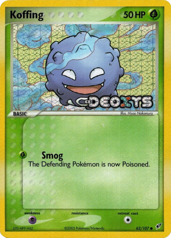 Koffing 62/107 - Deoxys Reverse Holofoil