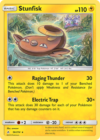 Stunfisk 56/214 - SM  Unbroken Bonds