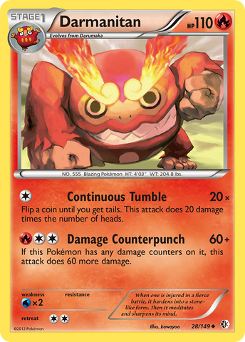 Darmanitan 28/149 - Boundaries Crossed