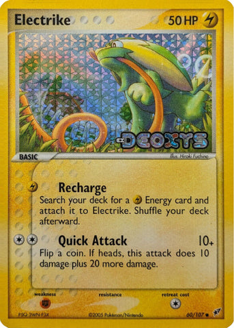 Electrike - 060/107 60/107 - Deoxys Reverse Holofoil