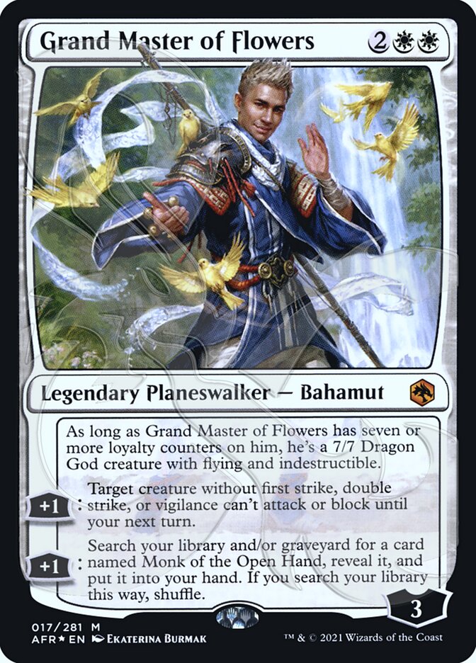 Grand Master of Flowers (AFR&-017) - Adventures in the Forgotten Realms Promos Foil