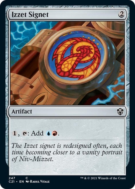 Izzet Signet (C21-247) - Commander 2021