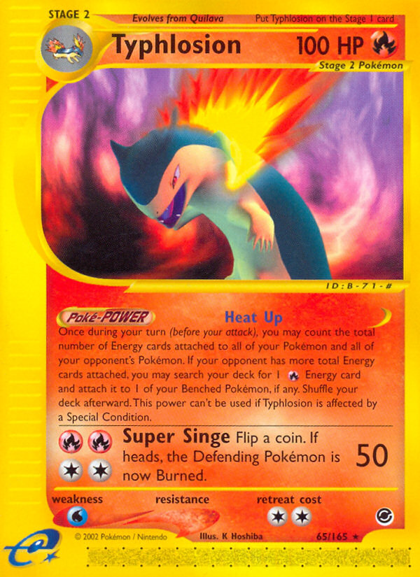 Typhlosion (65) - 65/165 Expedition - Rare