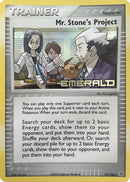 Mr. Stone's Project/106 - Emerald Reverse Holofoil