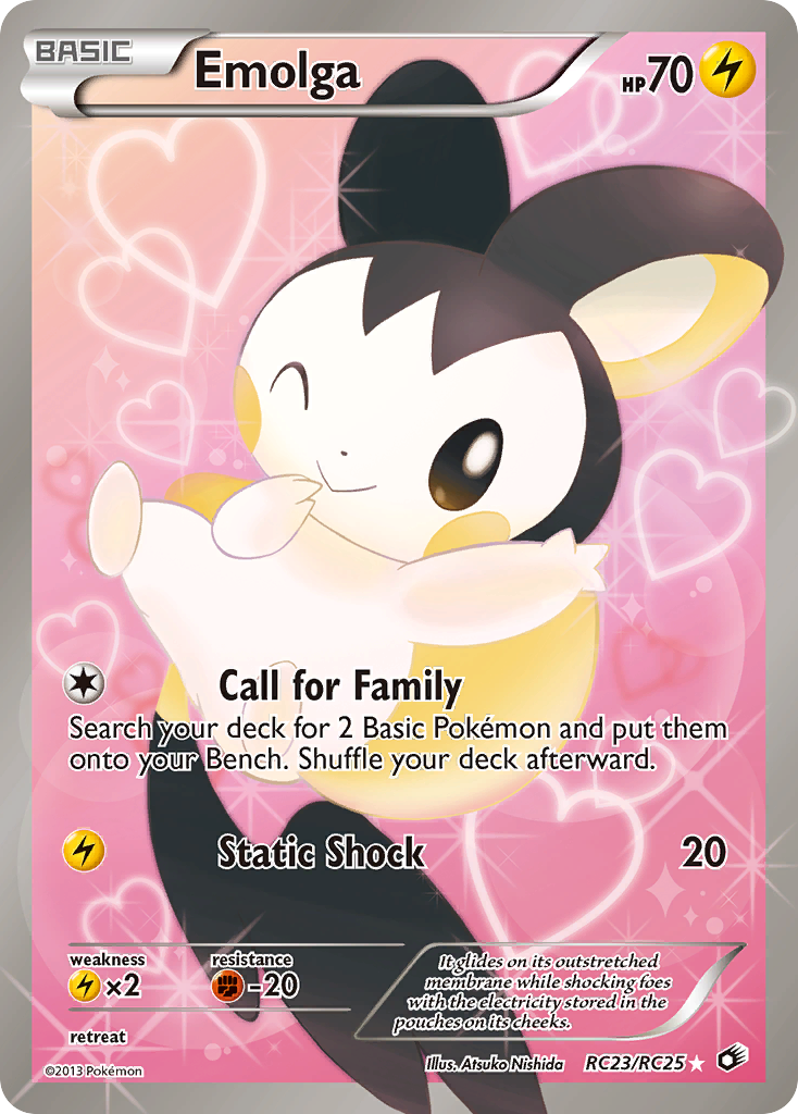 Emolga (Full Art) RC23/113 - Legendary Treasures Radiant Collection Holofoil