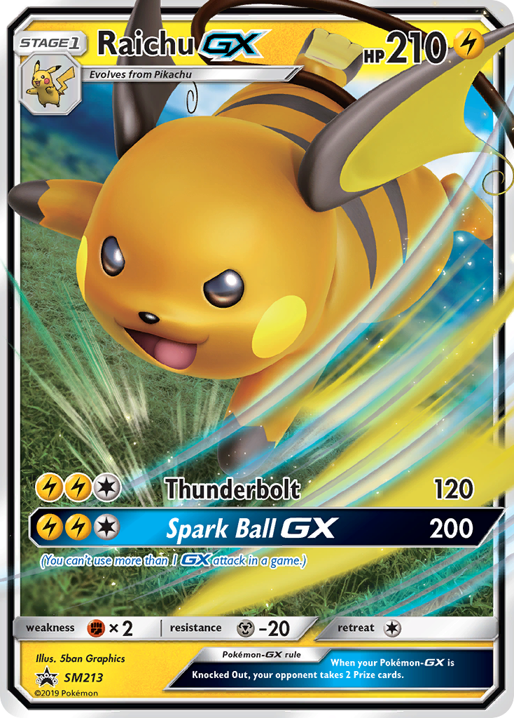 Raichu GX - SM213 SM213/248 - SM Promos Holofoil