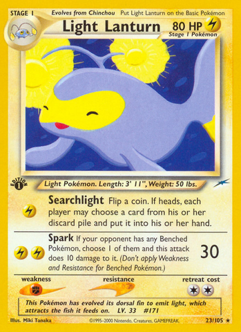 Light Lanturn/105 - Neo Destiny 1st Edition