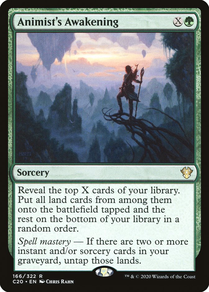 Animist's Awakening (C20-166) - Commander 2020