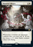 Haunted Library (Extended Art) (VOC-044) - Crimson Vow Commander: (Extended Art)