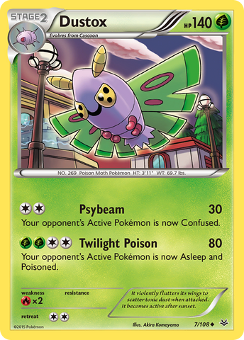 Dustox (7) 7/108 - XY  Roaring Skies