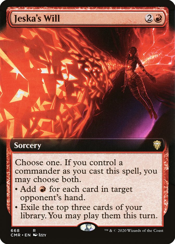 Jeska's Will (Extended Art) (CMR-668) - Commander Legends: (Extended Art)
