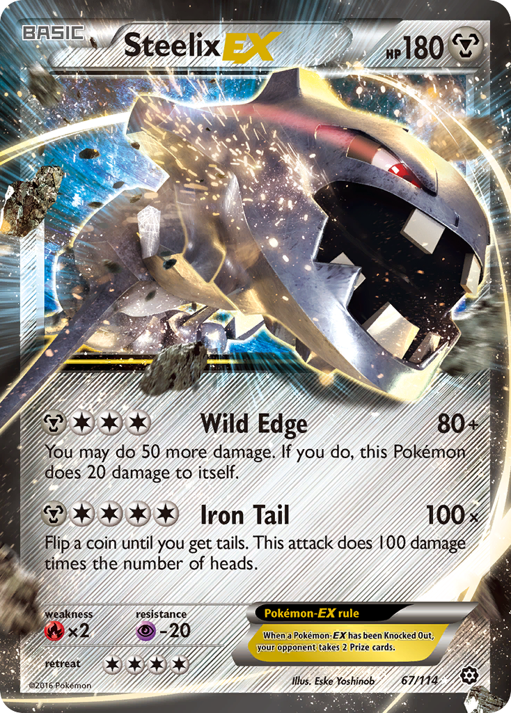 Steelix EX 67/114 - XY  Steam Siege Holofoil