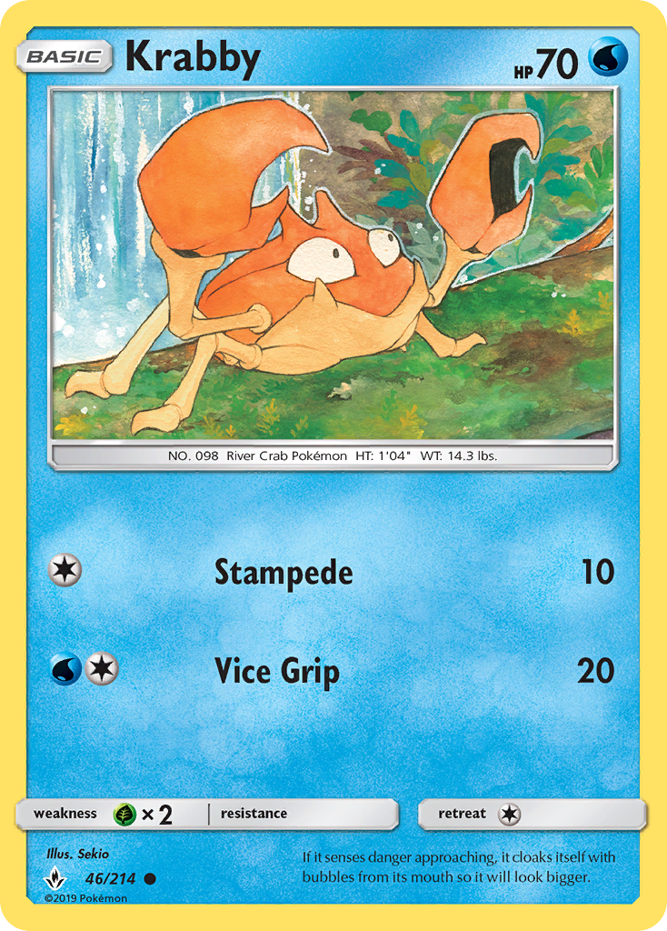Krabby 46/214 - SM  Unbroken Bonds